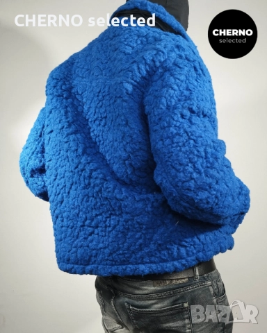 Яке с изкуствен шърлинг ZARA Faux Shearling Jacket – размер L – ново с етикети, снимка 8 - Якета - 52930129