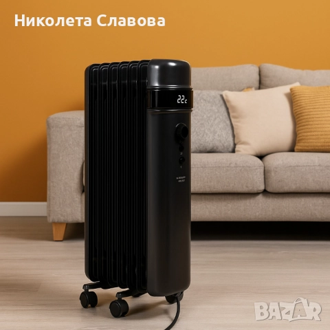 Маслен радиатор Agadir 1500W Smart WIFI, снимка 1