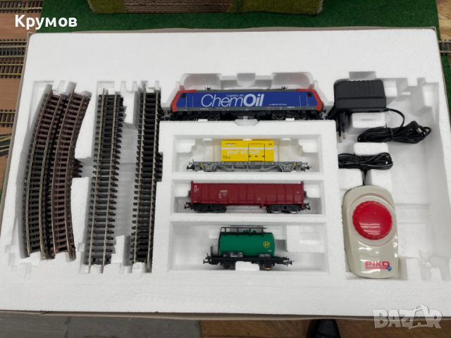 Стартов сет комплект Пико BR185 вагони HO 1:87 влак ЖП модел релси траф, снимка 2 - Колекции - 53396214