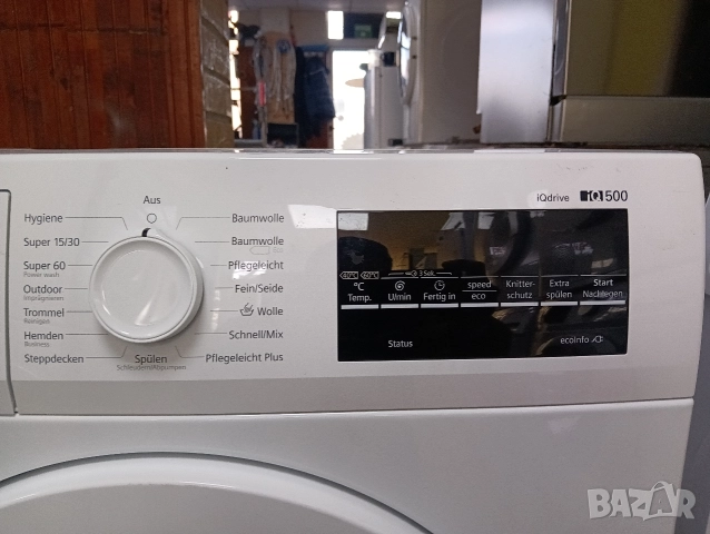 Като нова пералня Сименс Siemens IQ 500 A+++ 8кг 2 години гаранция!, снимка 3 - Перални - 52844245