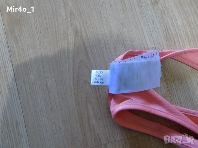 потник adidas адидас тениска боди бюстие блуза оригинален тренировка фитнес крос спорт дамски L, снимка 8 - Тениски - 51609823