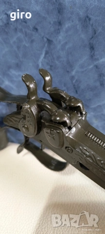 Реплика на двуцевен капсулен пистолет, снимка 3 - Колекции - 53386363