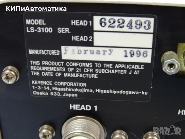 многофункционален микрометър за лазерно сканиране KEYENCE LS-3100 Laser scan Diameter, снимка 7 - Други машини и части - 49193151