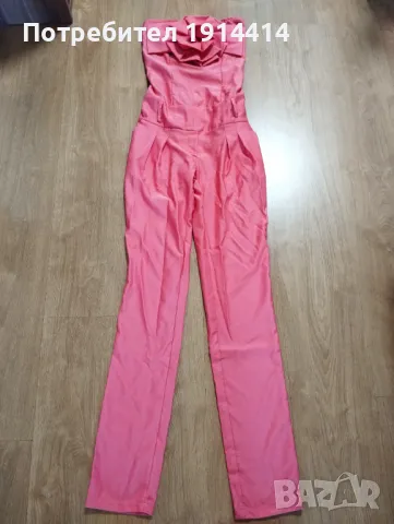 Елегантен дамски гащеризон с красиво цвете на бюста , снимка 12 - Гащеризони - 49752431