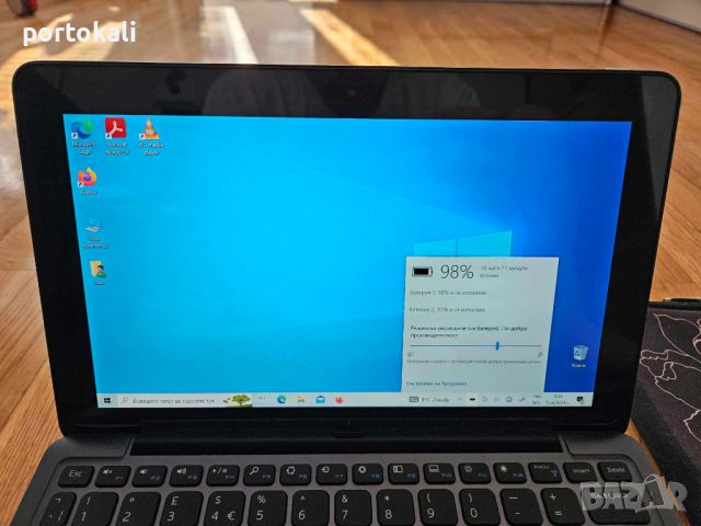 Таблет Лаптоп Dell Venue 11 Pro 64GB SSD 2 батерии! Клавиатура, комплект, снимка 4 - Таблети - 46245027