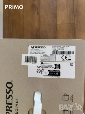 кафе автомат VERTUO PLUS BLACK, снимка 4 - Кафемашини - 50877184