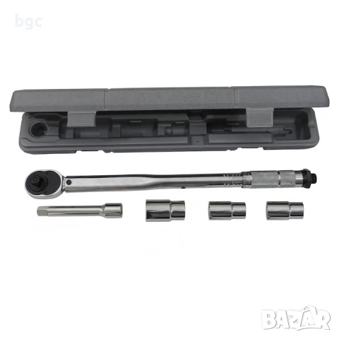 Динамометричен ключ за гуми Petex, 3 накрайника 17-19-21 мм, Стягане 40-210 Nm