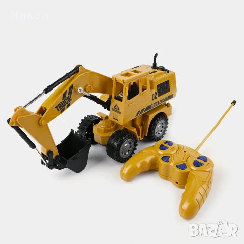 Радиоуправляем багер със зареждаща се батерия, мащаб 1:24