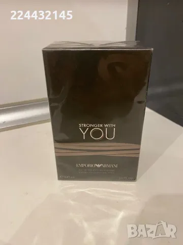 Armani Stronger With You 100ml EDT Barcod , снимка 1 - Мъжки парфюми - 47033827