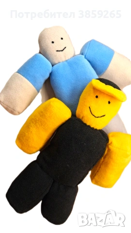 Плюшена играчка Roblox Noob. , снимка 2 - Плюшени играчки - 53511939