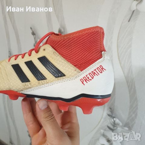  бутонки adidas PREDATOR 18.3 FG  номер 42-43 1/3, снимка 7 - Футбол - 45702210