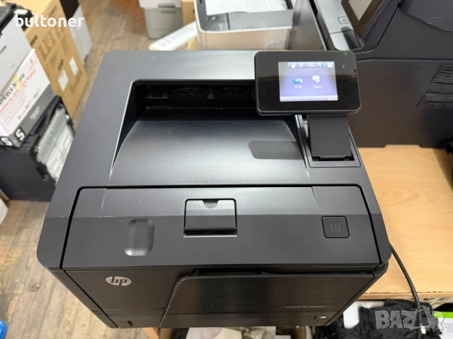 Лазерен принтер HP Pro 400 M401dn с двустранен печат и мрежа, снимка 4 - Принтери, копири, скенери - 53492355