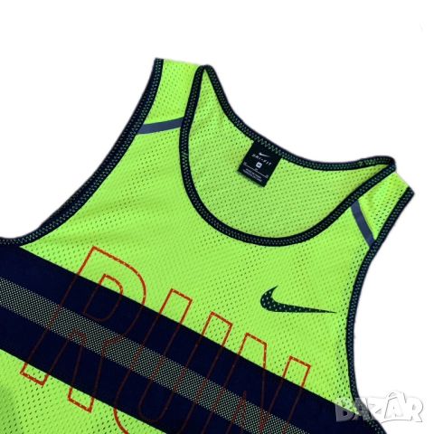 Мъжки мрежест тренировъчен потник Nike | M размер, снимка 3 - Тениски - 45490430