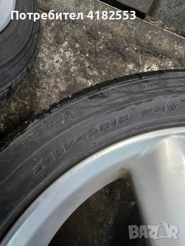 Джанти с гуми 235/45/18, снимка 2 - Гуми и джанти - 52903149