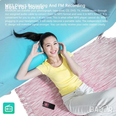 MP3 плейър с Bluetooth 5.0, снимка 5 - MP3 и MP4 плеъри - 53836210