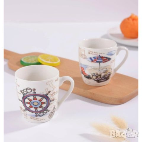 Порцеланова чаша за чай, 300ML, морски мотиви, снимка 3 - Чаши - 45775114