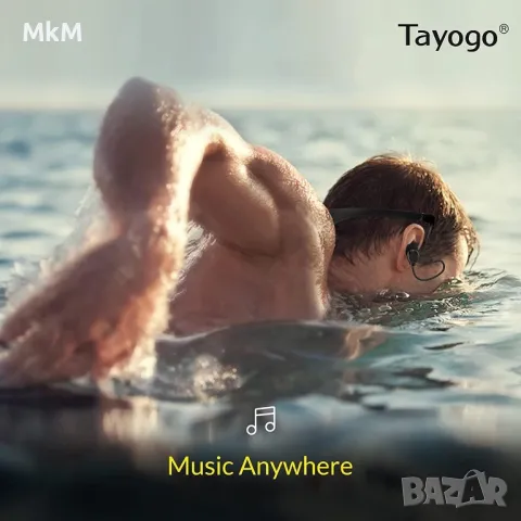 Водоустойчив Mp3 Bluetooth плейър за плуване Toyogo  IPX8 8GB, снимка 2 - Слушалки и портативни колонки - 49589348