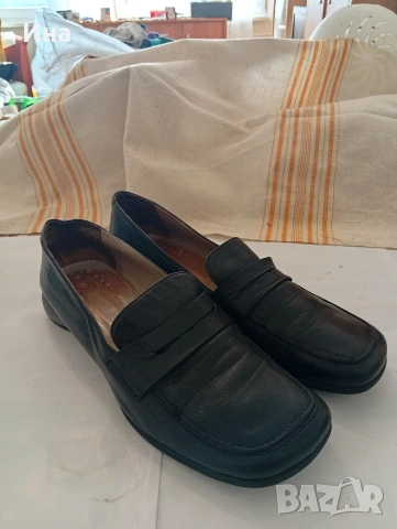 Черни обувки естествена кожа