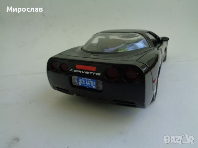 1:24 WELLY CHEVROLET CORVETTE КОЛИЧКА ИГРАЧКА МОДЕЛ, снимка 4 - Колекции - 45287493