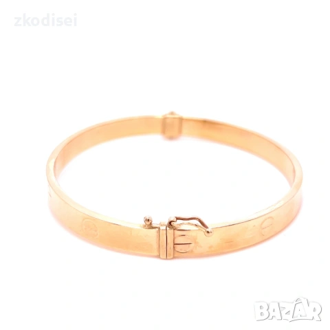 Златна дамска гривна Cartier 7,94гр. 14кр. проба:585 модел:36212-4, снимка 3 - Гривни - 53807539