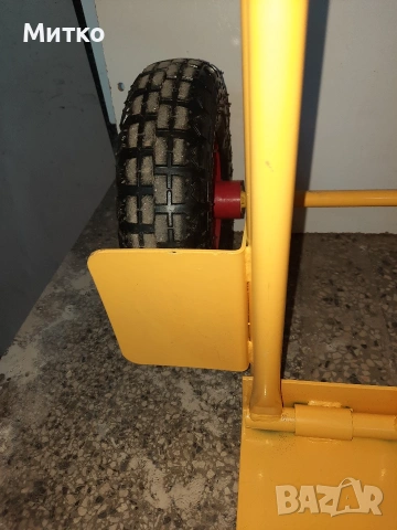 Ръчна количка с 2 броя пневматични колела и падаща решетка , снимка 9 - Други инструменти - 53787871
