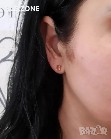 Сребърни обеци с топаз, гранат, аметист, перидот, цитрин и други естествени камъни, снимка 16 - Обеци - 52277792