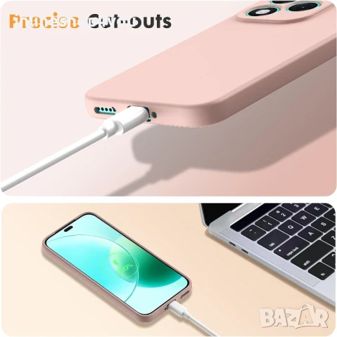 Матов Силиконов Кейс за Honor 400 5G , снимка 3 - Калъфи, кейсове - 50978915