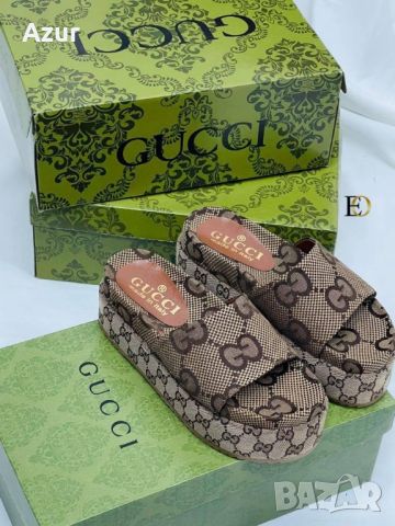 дамски чехли gucci, снимка 5 - Чехли - 45898070