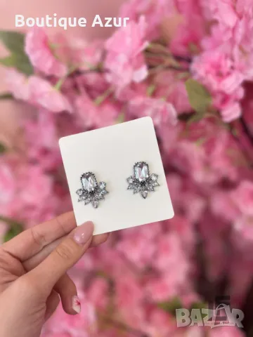 Обеци LFS Kiss Me Silver , снимка 3 - Обеци - 50328527