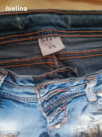 Дамски дънки различни видове XС, С, снимка 10 - Дънки - 53530772