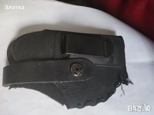 Продавам нов кобур Кобури за пистолет Кобур естествена кожа Кобур от дебел гьон, снимка 5 - Бойно оръжие - 51920783