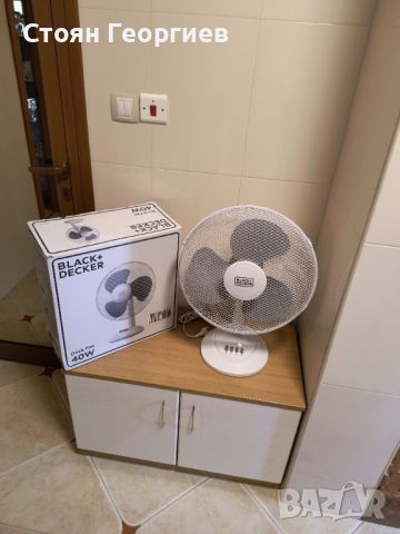 Чисто нов вентилатор BLACK DECKER 40w, снимка 2 - Вентилатори - 46330589