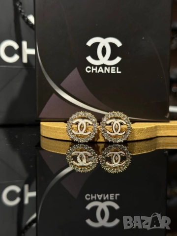обеци от висококачествена стомана chanel , снимка 9 - Обеци - 52023510
