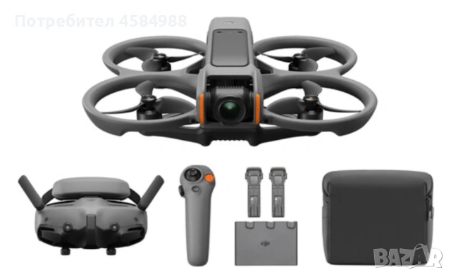 DJI Avata 2 FPV Drone with Goggles 3 & 3-Battery Fly More Combo