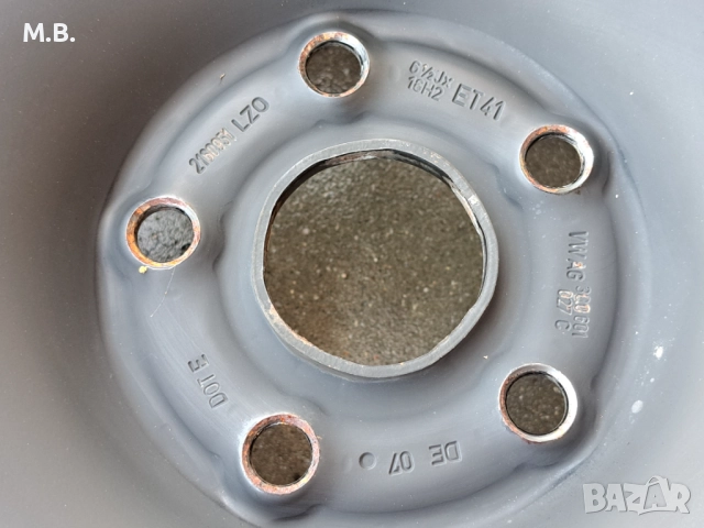 Ориг. джанти 16 цола Фолксваген/Ауди/Сеат/Шкода (VW/Audi/Seat/Skoda), снимка 6 - Гуми и джанти - 51794449