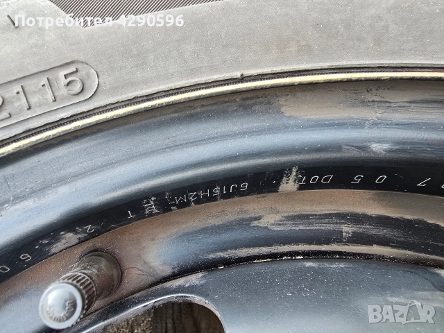 Резервна гума джанта 15 цола за Peugeot / Citroen 4x108 / Пежо Ситроен , снимка 3 - Части - 52758877