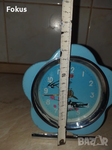 Стар анимиран китайски часовник будилник с лястовичка, снимка 6 - Антикварни и старинни предмети - 53279579