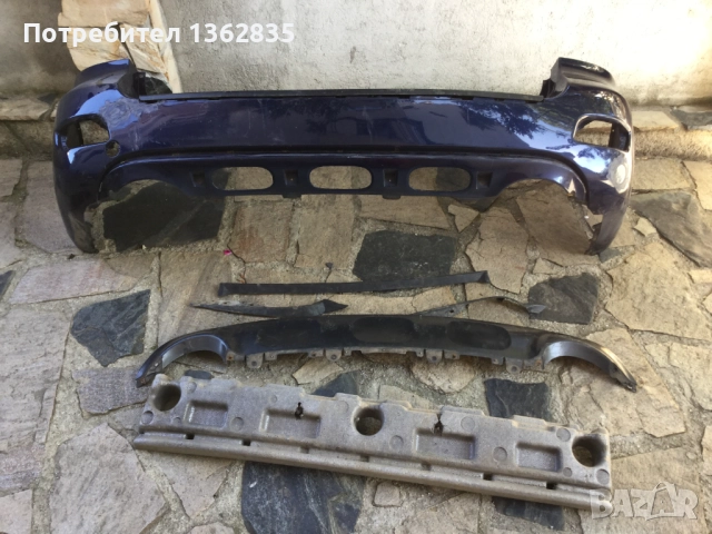 Оригинална задна синя броня за HYUNDAI SANTA FE 2 ( 2006 - 2009 г. ), снимка 3 - Части - 52467447