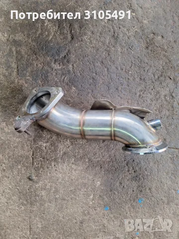 Downpipe даунпайп opel 1.6 turbo  заместител катализатор колектор ауспух, снимка 4 - Аксесоари и консумативи - 48824368