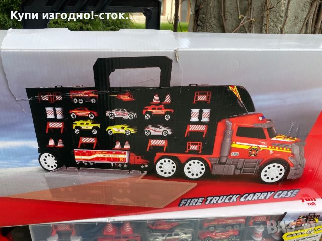 Камион с 42 бр колички - Dickey Toys за 3год+, снимка 5 - Коли, камиони, мотори, писти - 45126953