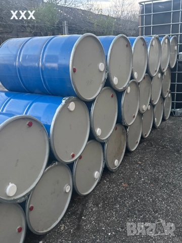 Метални варели по 200 литра с капак и обръч , снимка 2 - Други - 52484885