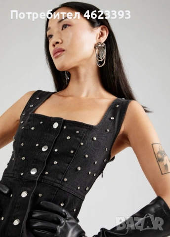 Дънкова рокля, снимка 4 - Рокли - 53610997