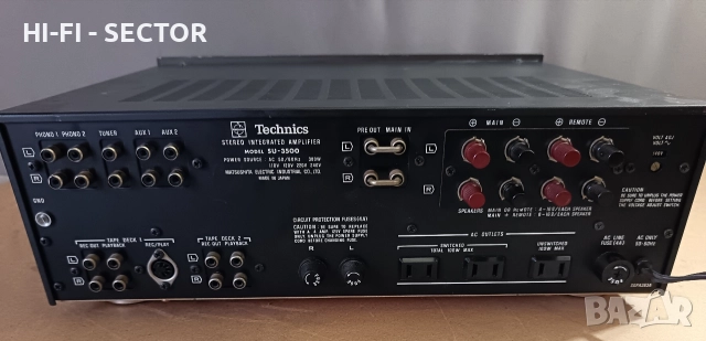 Technics усилвател , снимка 3 - Ресийвъри, усилватели, смесителни пултове - 52693374