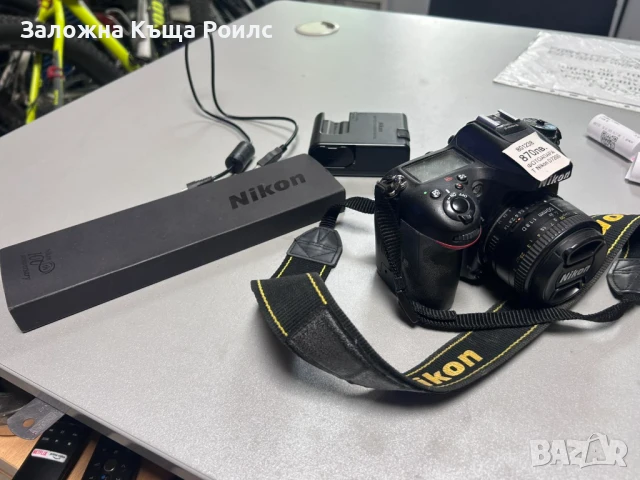 Фотоапарат Nikon D7200 с обектив Nikon AF NIKKOR 50mm 1:1:8 D+Зарядно, снимка 7 - Фотоапарати - 51041976