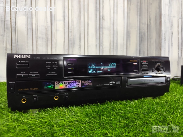 Philips CDR-785 CD рекордер ПрОмО Цена 299лв, снимка 4 - Ресийвъри, усилватели, смесителни пултове - 51695680
