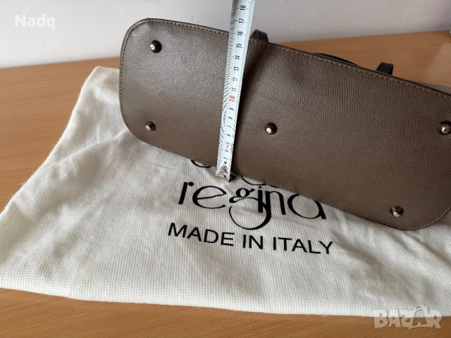 Оригинална дамска чанта CLASSE REGINA – естествена кожа, Made in Italy, снимка 5 - Чанти - 52895970