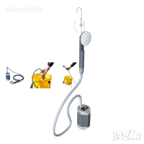 Перносим душ, Портативен душ USB, 5V, USB