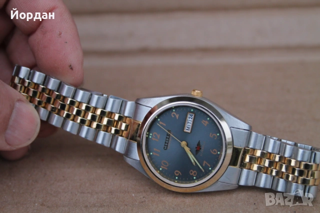 Японски автоматичен мъжки часовник ''Citizen'' /21 камъка/ , снимка 8 - Мъжки - 53512195