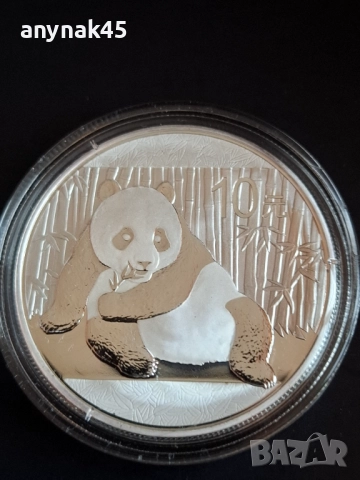 1 oz. Сребро Китайска Панда 2015, снимка 3 - Нумизматика и бонистика - 52772922