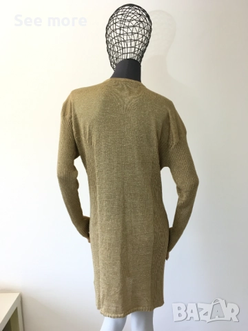 GOLDEN LION жилетка със златен ефект XL, снимка 6 - Жилетки - 52416698